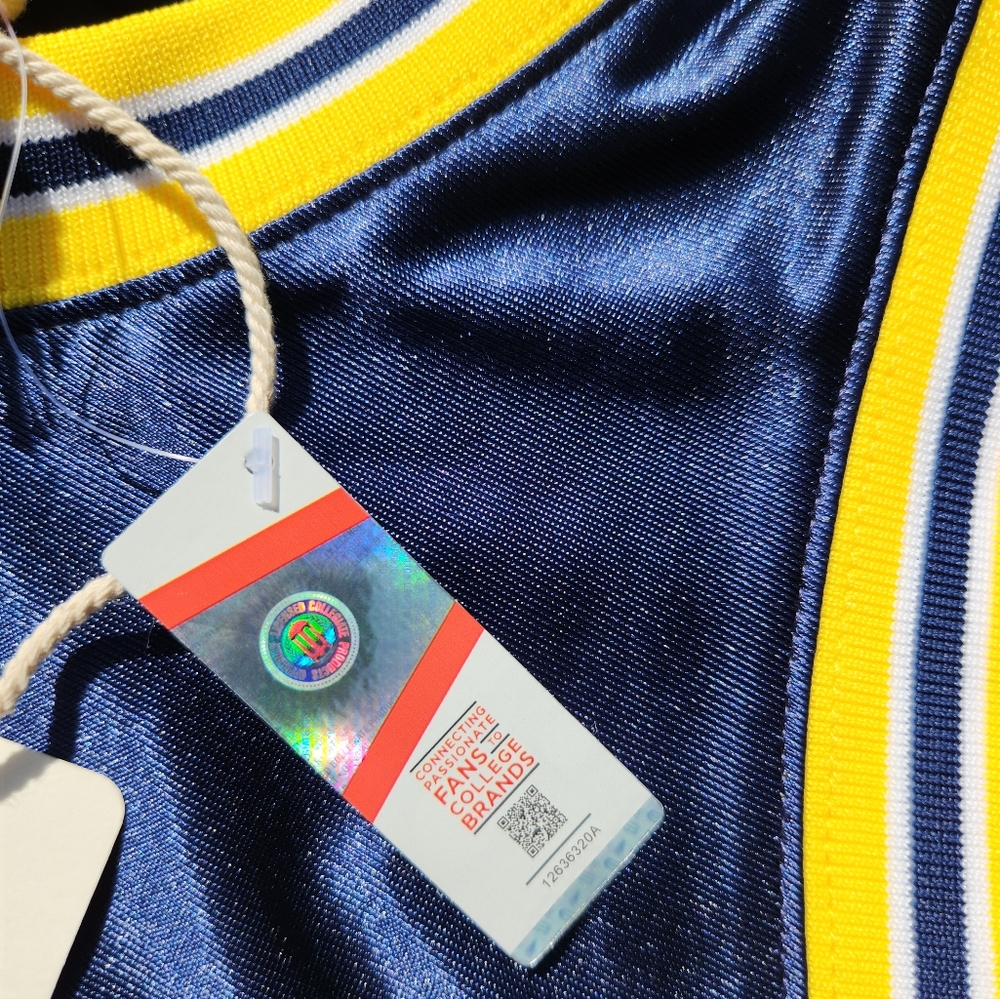 100% Authentic Chris Webber Mitchell & Ness 91 92 Wolverines Jersey Size 48 XL - Picture 4 of 10